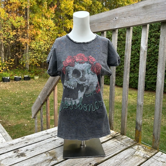 Mng⎪Skull Design Tee-shirt - Picture 1 of 7